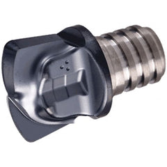 Iscar - MM FF Grade IC908 Carbide End Milling Tip Insert - TiAlN Finish, 2 Flutes, 3/4" Cutting Diam, 0.056" Depth of Cut, 0.685" Extension, 0.079" Cnr Rad - Americas Industrial Supply