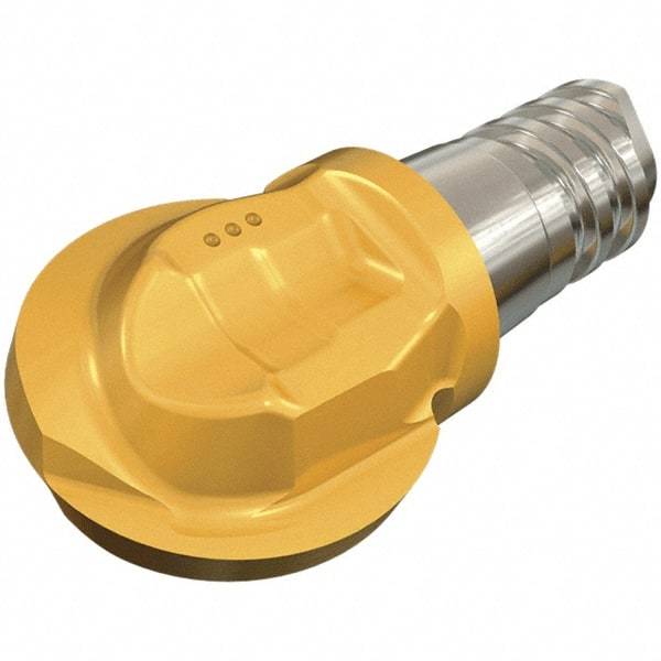 Iscar - MM HBR Grade IC908 Carbide Ball Nose Milling Tip Insert - TiAlN Finish, 2 Flutes, 25mm Cutting Diam, 23.2mm Extension - Americas Industrial Supply