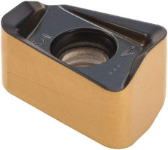 Iscar - H490 ANKX170624 Grade IC808 Carbide Milling Insert - TiAlN/AlTiN/TiN Finish, 0.4134" Thick, 2.4mm Corner Radius - Americas Industrial Supply