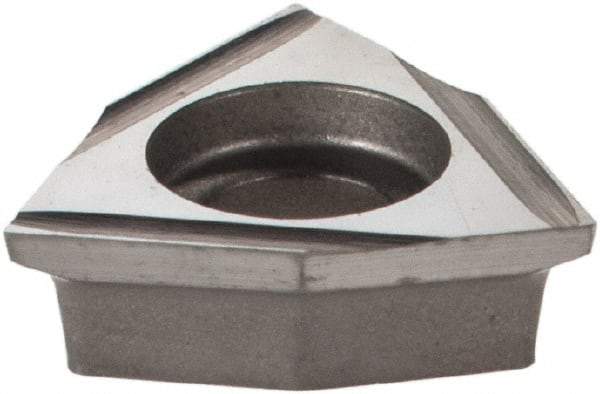 Iscar - WPEX050300 Grade IC08 Carbide Turning Insert - Uncoated, 80° Trigon, 5/16" Inscr Circle, 1/8" Thick, 0" Corner Radius - Americas Industrial Supply