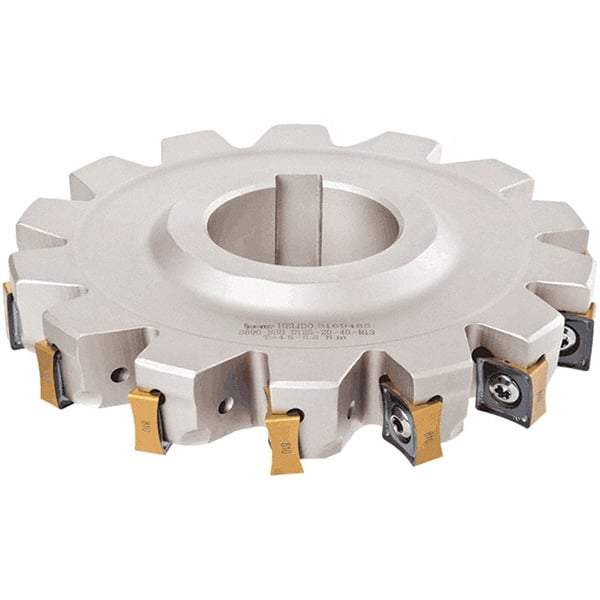 Iscar - 12 Inserts, 160mm Cut Diam, 40mm Arbor Diam, 12.5mm Max Depth of Cut, Indexable Square-Shoulder Face Mill - 0/90° Lead Angle, 63mm High, T490 LN.. 1306 Insert Compatibility, Series Helitang - Americas Industrial Supply