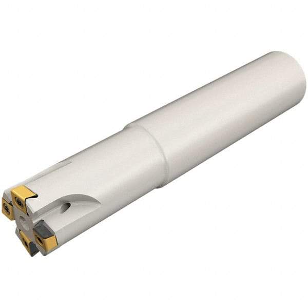 Iscar - 25mm Cut Diam, 2.5mm Max Depth of Cut, 25mm Shank Diam,Indexable Plunge End Mill - Straight Shank, HTP LNHT 0604 Insert Style, HTP-LN06 Toolholder Style, Through Coolant, Series FlexFit, TangPlunge - Americas Industrial Supply