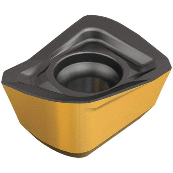 Iscar - H490 ANCX1205 FF Grade IC830 Carbide Milling Insert - TiAlN/TiN Finish, 0.252" Thick, 1.5mm Corner Radius - Americas Industrial Supply