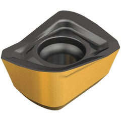 Iscar - H490 ANCX1205 FF Grade IC830 Carbide Milling Insert - TiAlN/TiN Finish, 0.252" Thick, 1.5mm Corner Radius - Americas Industrial Supply