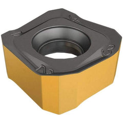 Iscar - S865 SNMU1305 Grade IC810 Carbide Milling Insert - AlTiN/TiN Finish, 0.2165" Thick, 13mm Inscribed Circle, 0.5mm Corner Radius - Americas Industrial Supply
