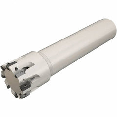 Iscar - 20mm Cut Diam, 7.7mm Max Depth of Cut, 20mm Shank Diam, 110mm OAL, Indexable Square Shoulder End Mill - HP ANKT 0702.. Inserts, Cylindrical Shank, 90° Lead Angle, Through Coolant, Series Heliplus - Americas Industrial Supply