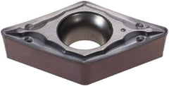 Iscar - DCMT3-2 PF Grade IC806 Carbide Turning Insert - TiAlN Finish, 55° Diamond, 3/8" Inscr Circle, 5/32" Thick, 1/32" Corner Radius - Americas Industrial Supply