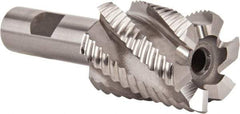 Hertel - 1-1/2" Diam, Coarse Pitch, 2" LOC, 6 Flute Cobalt Roughing Square End Mill - Uncoated, 4-1/4" OAL, 3/4" Shank Diam, Single End, 30° Helix - Americas Industrial Supply