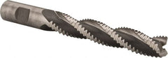 Hertel - 3/4" Diam, Coarse Pitch, 4" LOC, 3 Flute Cobalt Roughing Square End Mill - Uncoated, 6-1/4" OAL, 3/4" Shank Diam, Single End, Centercutting, 37° Helix - Americas Industrial Supply