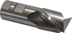 Hertel - 1-1/2", 1-5/8" LOC, 1-1/4" Shank Diam, 4-1/8" OAL, 2 Flute, Cobalt Square End Mill - Single End, Uncoated, Spiral Flute, 30° Helix, Centercutting, Right Hand Cut, Right Hand Flute - Americas Industrial Supply