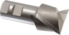 Hertel - 2", 1-5/8" LOC, 1-1/4" Shank Diam, 4-1/8" OAL, 2 Flute, Cobalt Square End Mill - Single End, Uncoated, Spiral Flute, 30° Helix, Centercutting, Right Hand Cut, Right Hand Flute - Americas Industrial Supply