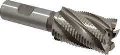 Hertel - 1-1/4" Diam, Fine Pitch, 2" LOC, 6 Flute Cobalt Roughing Square End Mill - Uncoated, 4-1/4" OAL, 3/4" Shank Diam, Single End, 30° Helix - Americas Industrial Supply
