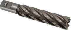 Hertel - 1-1/2" Diam, Fine Pitch, 6" LOC, 6 Flute Cobalt Roughing Square End Mill - Uncoated, 8-1/2" OAL, 1-1/4" Shank Diam, Single End, 30° Helix - Americas Industrial Supply