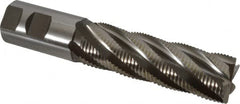 Hertel - 1-1/4" Diam, Fine Pitch, 4" LOC, 6 Flute Cobalt Roughing Square End Mill - Uncoated, 6-1/2" OAL, 1-1/4" Shank Diam, Single End, Centercutting, 30° Helix - Americas Industrial Supply