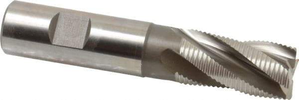 Hertel - 20mm Diam, Fine Pitch, 38mm LOC, 4 Flute Cobalt Roughing Square End Mill - Uncoated, 104mm OAL, 20mm Shank Diam, Single End, Centercutting, 30° Helix - Americas Industrial Supply