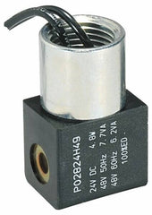 Parker - Direct Acting, Thermoplastic Solenoid Valve - Normally Closed, 232 Max PSI, FKM Seal - Americas Industrial Supply