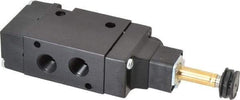 Parker - 1/4" NPT Port, Single Solenoid, 3 Way, Valveless Coil, Aluminum Solenoid Valve - Normally Closed, 145 Max PSI, Buna-N Seal - Americas Industrial Supply