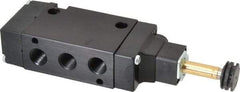 Parker - 1/4" NPT Port, Single Solenoid, 2 Position Valveless Coil, Aluminum Solenoid Valve - Normally Open Through Ports 1 & 2, 145 Max PSI, Buna-N Seal - Americas Industrial Supply