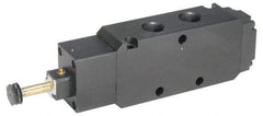 Parker - 1/2" NPT Port, Single Solenoid, 2 Position Valveless Coil, Aluminum Solenoid Valve - Normally Open Through Ports 1 & 2, 145 Max PSI, Buna-N Seal - Americas Industrial Supply