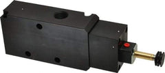 Parker - 1/2" NPT Port, Single Solenoid, 3 Way, Valveless Coil, Aluminum Solenoid Valve - Normally Closed, 145 Max PSI, Buna-N Seal - Americas Industrial Supply