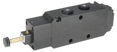 Parker - 3/4" NPT Port, Single Solenoid, 3 Way, Valveless Coil, Aluminum Solenoid Valve - Normally Closed, 145 Max PSI, Buna-N Seal - Americas Industrial Supply