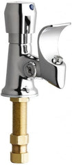 Chicago Faucets - Drinking Fountain - Push Button Operated Bubbler, Brass - Americas Industrial Supply