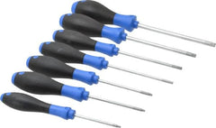 Wiha - 7 Piece, Torx Plus Standard Slotted Screwdriver Set - Comes in Box - Americas Industrial Supply