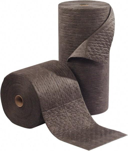 PRO-SAFE - 42 Gal Capacity per Package, Universal Roll - 150' Long x 28" Wide, Gray, Polypropylene - Americas Industrial Supply