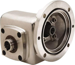 Boston Gear - 2.62 Centerline Distance, 40:1, 44 RPM Output, 1.33 Input Horsepower, 1,512 Lbs. Max Torque, Speed Reducer - Part No. SSHF72640KB5HSP23, 1-7/16" Shaft Diam, Hollow Shaft, 5/8" Bore, 5.56" High, 56C NEMA - Americas Industrial Supply