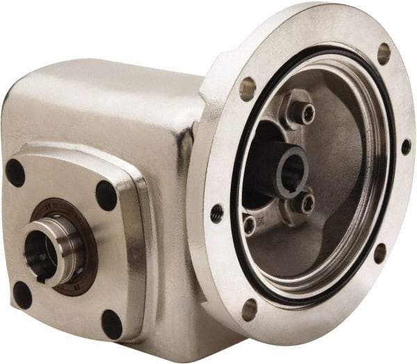 Boston Gear - 2.62 Centerline Distance, 20:1, 88 RPM Output, 2.34 Input Horsepower, 1,483 Lbs. Max Torque, Speed Reducer - Part No. SSHF72620KB7HSP23, 1-7/16" Shaft Diam, Hollow Shaft, 7/8" Bore, 5.56" High, 140TC NEMA - Americas Industrial Supply