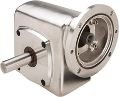 Boston Gear - 2.06 Centerline Distance, 10:1, 175 RPM Output, 2.34 Input Horsepower, 789 Lbs. Max Torque, Speed Reducer - Part No. SSF72110KB7GS, Single Shaft Left, 7/8" Bore, 4.34" High, 140TC NEMA - Americas Industrial Supply