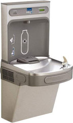 ELKAY - 8 GPH Cooling Capacity Barrier Free Wall Mounted Water Cooler & Fountain - Bottle Filling, 20 to 105 psi, 0.20 hp, Vinyl Clad Steel - Americas Industrial Supply