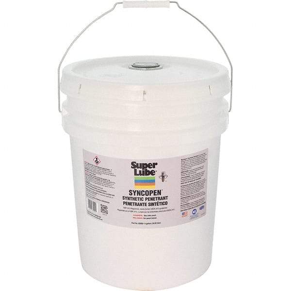 Synco Chemical - 5 Gal Pail Synthetic Penetrant - Translucent Brown, -10°F to 180°F, Food Grade - Americas Industrial Supply