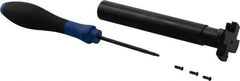 Seco - Shank Connection, 3/8" Cutting Width, 0.413" Depth of Cut, 1-1/2" Cutter Diam, 2 Tooth Indexable Slotting Cutter - 3/4" Shank Diam, R335.18 Toolholder, LNK.. 05.. Insert, Right Hand Cutting Direction - Americas Industrial Supply