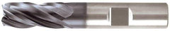 Niagara Cutter - 1", 4 Flute, Single End, Solid Carbide, 0.03" Corner Radius End Mill - 5" OAL, Right Hand Flute, 2" LOC, Right Hand Cut - Americas Industrial Supply