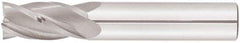 Niagara Cutter - 1/2", 3" LOC, 1/2" Shank Diam, 6" OAL, 4 Flute, Solid Carbide Square End Mill - Single End, Uncoated, Spiral Flute, 30° Helix, Centercutting, Right Hand Cut, Right Hand Flute, Series C430 - Americas Industrial Supply