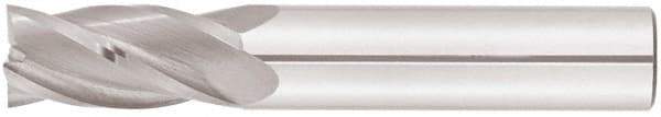Niagara Cutter - 1", 1" LOC, 1" Shank Diam, 3" OAL, 4 Flute, Solid Carbide Square End Mill - Single End, Uncoated, Spiral Flute, 30° Helix, Centercutting, Right Hand Cut, Right Hand Flute, Series C430 - Americas Industrial Supply