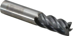 Niagara Cutter - 3/4", 5 Flute, Single End, Solid Carbide, 0.03" Corner Radius End Mill - 4" OAL, 40° Helix, Right Hand Flute, 1-1/2" LOC, Right Hand Cut - Americas Industrial Supply