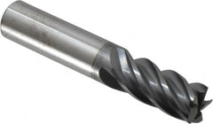 Niagara Cutter - 5/8", 5 Flute, Single End, Solid Carbide, 0.03" Corner Radius End Mill - 3-1/2" OAL, 40° Helix, Right Hand Flute, 1-1/4" LOC, Right Hand Cut - Americas Industrial Supply