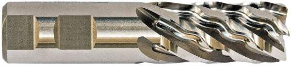 Niagara Cutter - 1", 6 Flute, Single End, Cobalt, Corner Chamfer End Mill - 5-1/2" OAL, Right Hand Flute, 3" LOC, Right Hand Cut - Americas Industrial Supply
