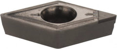 Iscar - DCMT3-1 T Grade IB55 CBN Turning Insert - Uncoated, 55° Diamond, 3/8" Inscr Circle, 5/32" Thick, 1/64" Corner Radius - Americas Industrial Supply