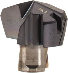 Iscar - Series ICK, 0.996" Diam Grade IC908 140° Replaceable Drill Tip - Carbide, TiAlN Finish, 25 Seat Size, Through Coolant - Americas Industrial Supply