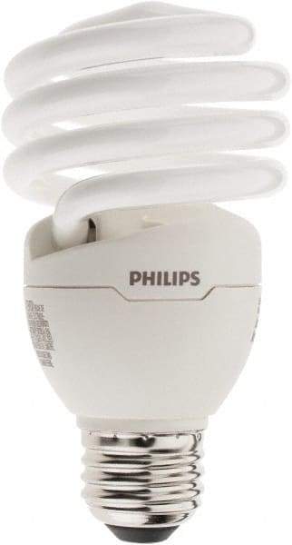 Philips - 23 Watt Fluorescent Residential/Office Medium Screw Lamp - 2,700°K Color Temp, 1,600 Lumens, 120 Volts, EL/mDT, 10,000 hr Avg Life - Americas Industrial Supply