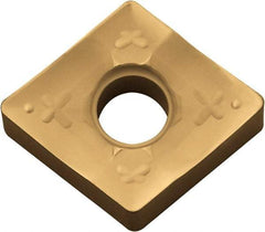 Kyocera - CNMM432 Grade CA5525 Carbide Turning Insert - TiCN/Al2O3/TiN Finish, 80° Diamond, 1/2" Inscr Circle, 3/16" Thick, 1/32" Corner Radius - Americas Industrial Supply