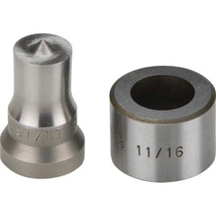 Enerpac - Hydraulic Punch Press Dies & Punches Type: Round Punch Diameter (mm): 17.50 - Americas Industrial Supply