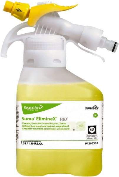 Diversey - 50.7 oz Liquid Drain Opener - Chlorine Scent, Trigger Spray Can - Americas Industrial Supply