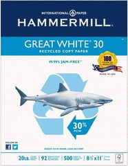 Hammermill - White Copy Paper - Use with Laser Printers, Copiers, Plain Paper Fax Machines - Americas Industrial Supply