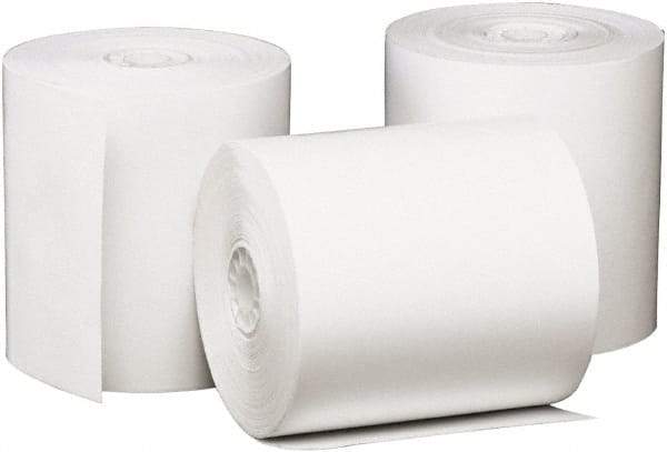 UNIVERSAL - White Adding Machine Paper Rolls - Use with Point of Sale Machines - Americas Industrial Supply