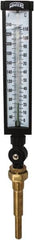 Winters - 30 to 240°F, Industrial Thermometer with Standard Thermowell - 5 Inch Immersion Length, 6 Inch Stem Length, 20 Inch Long, 3/4 Inch Thread - Americas Industrial Supply