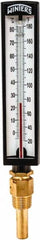 Winters - 20 to 180°F, Industrial Thermometer with Standard Thermowell - 2 Inch Immersion Length, 1.825 Inch Stem Length, 10 Inch Long, 1/2 Inch Thread - Americas Industrial Supply